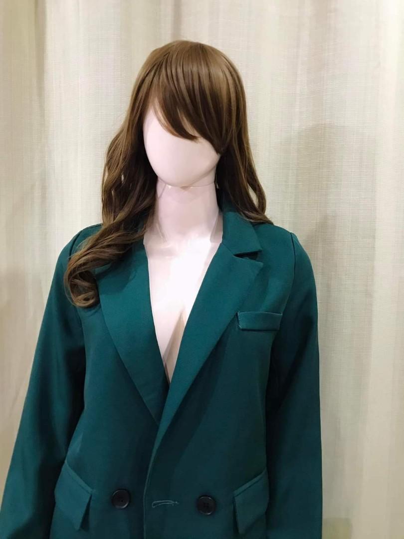 EMERALD GREEN BLAZER, Women's Fashion, Coats, Jackets and Outerwear on