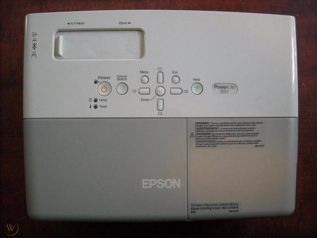 Epson EMP-83H Project, TV & Home Appliances, TV & Entertainment ...