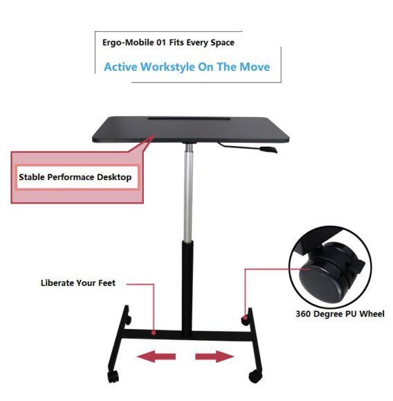 Kamen Height Adjustable Standing Desk Converter, 42 OFF