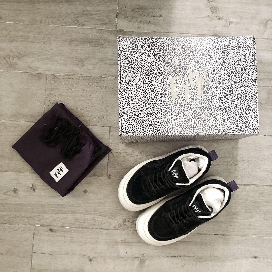 Eytys Sonic Suede Sneakers (US 7.5) (Category: Sneakers) located in Paranaque City. Submitted by rainbrain (Listing ID 1178995300, Image 1). Description: ⚠️PLEASE READ EVERYTHING ⚠️ Worn only once. Comes with the box, dust bag and a pair of extra laces. 🏷 Prices not inclusive of shipping, delivery fee depends on your selected mode of shipping 📦 Delivery via GrabExpress, Lalamove or Mr Speedy shouldered by the buyer 💵 Payment via BPO/BPI Deposi