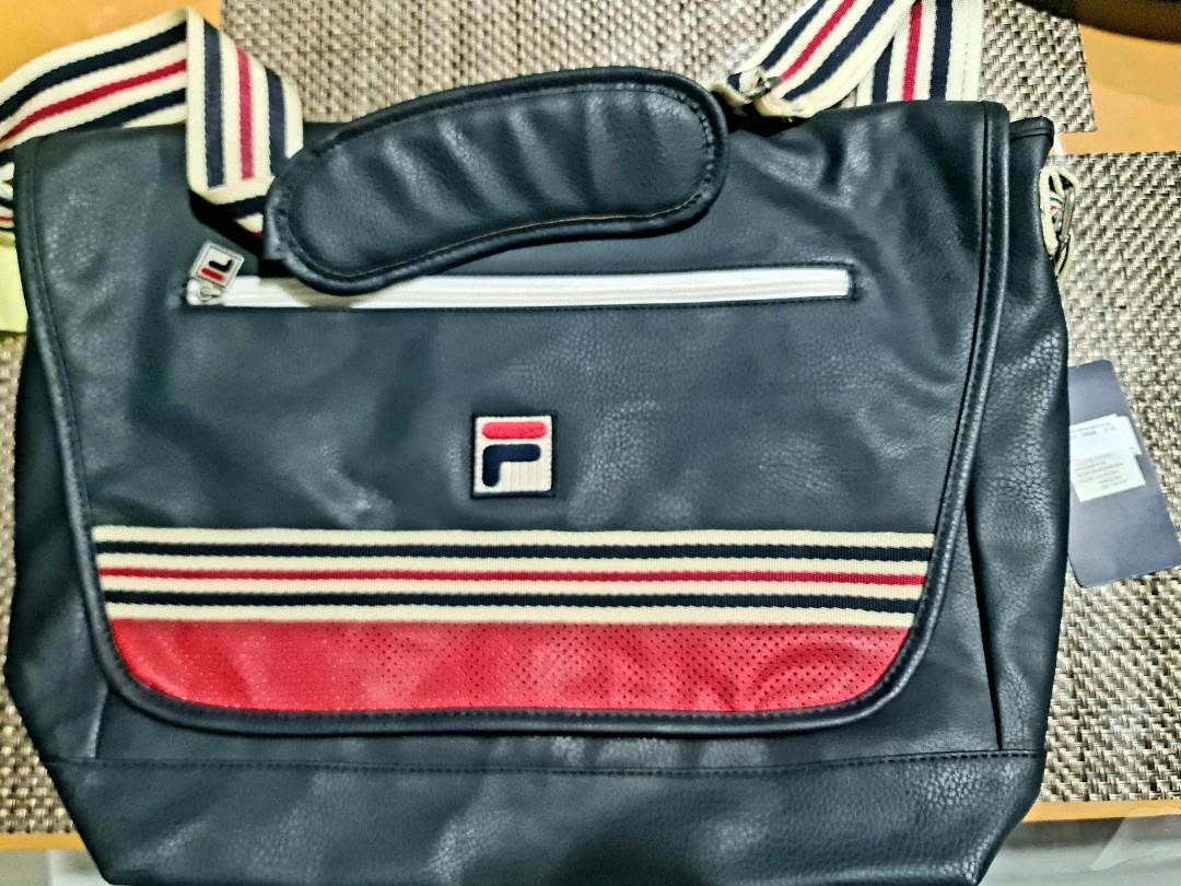 FILA SLING BAG (416 PEACOAT CHINESE RED), Men's Fashion, Bags, Sling
