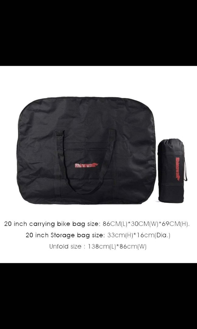 Foldable bicycle carrier bag, Sports Equipment, Bicycles & Parts, Parts
