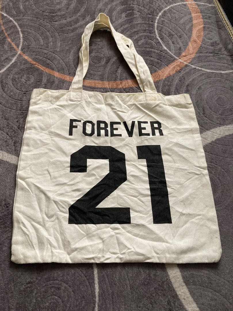 Forever 21 canvas tote bag