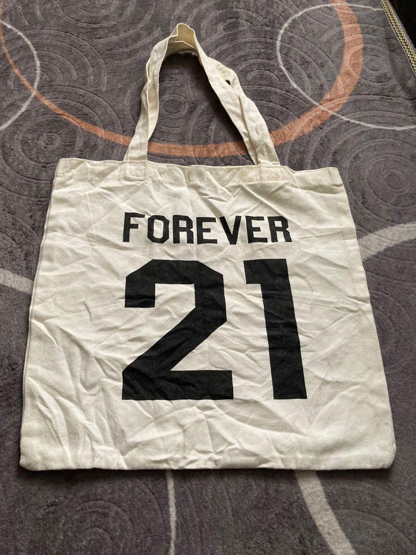 Forever 21 canvas tote bag