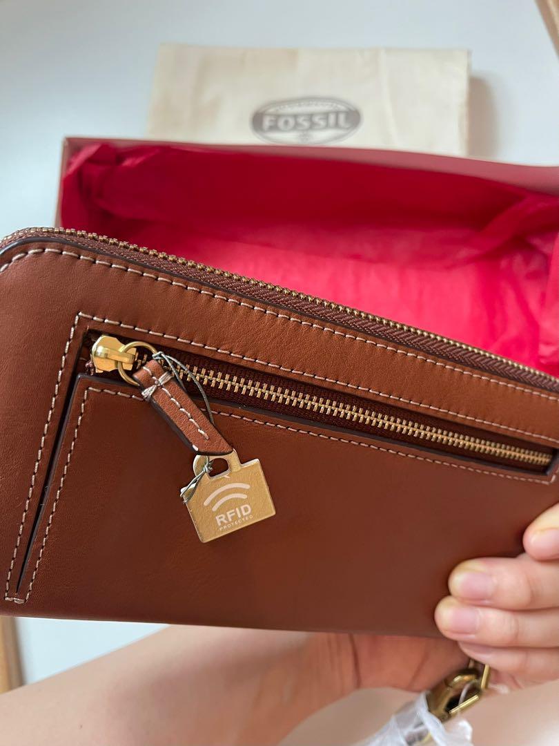 Emma large zip clutch online