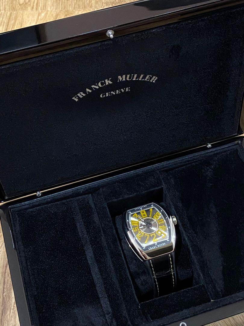 2023 Sale Like New Franck Muller Vanguard Crazy Hours Silver