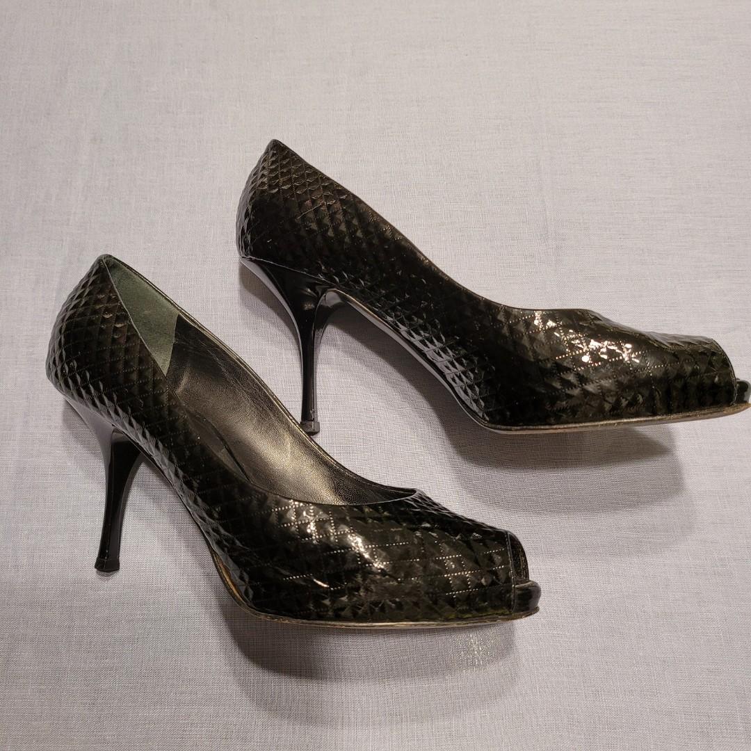 Giuseppe Zanotti black open toe pumps Women s Fashion Footwear