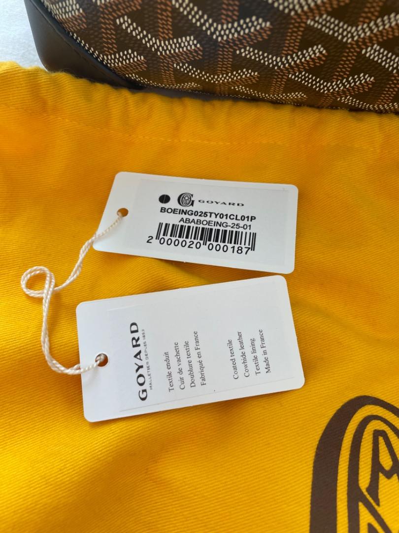 Goyard, Bags, Goyard Boeing 25 Toiletry Bag Yellow New With Tags