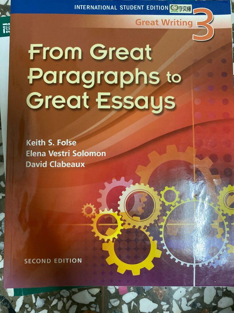 to　Edition,　興趣及遊戲,　Tool,　Essays　Great　Writing　Great　3:　Presentation　Classroom　From　Second　Paragraphs　Great　書本及雜誌,　旅遊書在旋轉拍賣