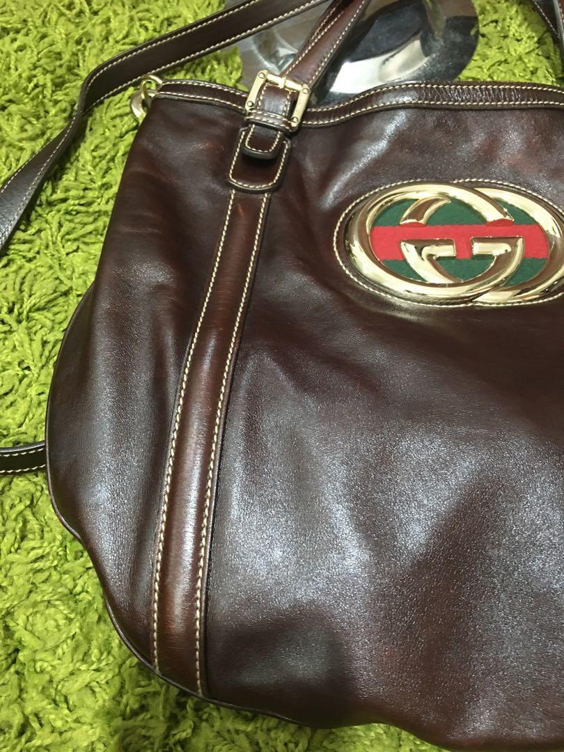 💋 GUCCI SOHO HOBO TWO WAY BAG, Luxury, Bags & Wallets on Carousell