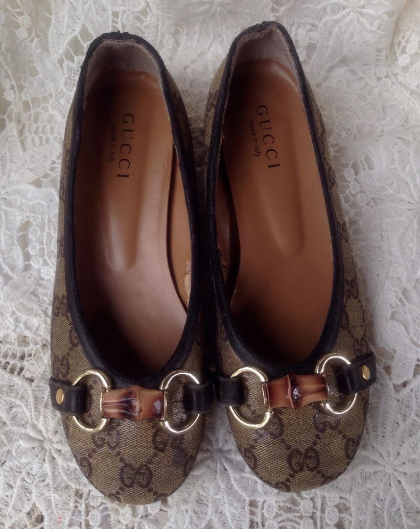 Gucci flats (vintage), Women's Fashion, Footwear, Flats & Sandals on ...