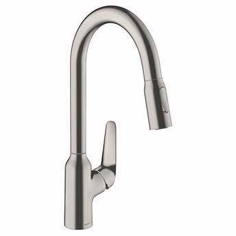 Hansgrohe Focus N Single-Hangle Pull-Down Sprayer Kitchen ...