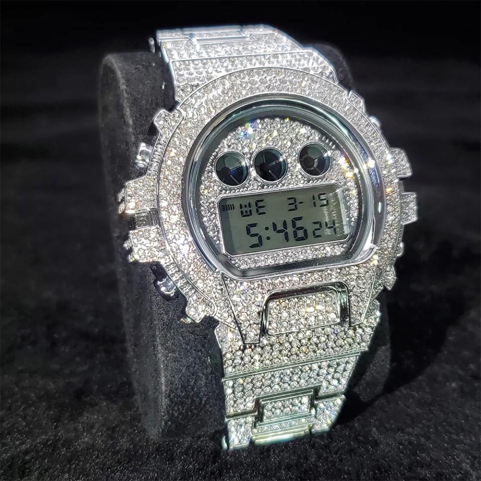 Iced out 2025 movado watch