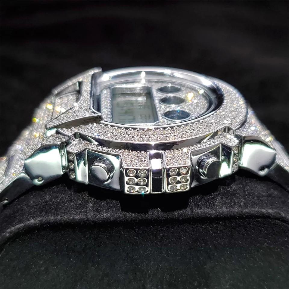 Fully iced out g shock top