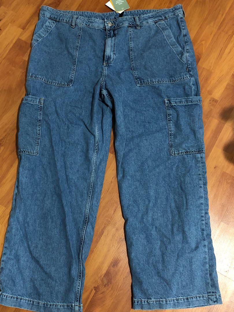 H&M PLUS SIZE CARGO JEANS (SAME LIKE IN FIRST PIC), Women's Fashion