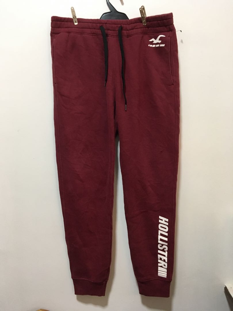 Hollister jogger pants Men s Fashion Bottoms Joggers on Carousell