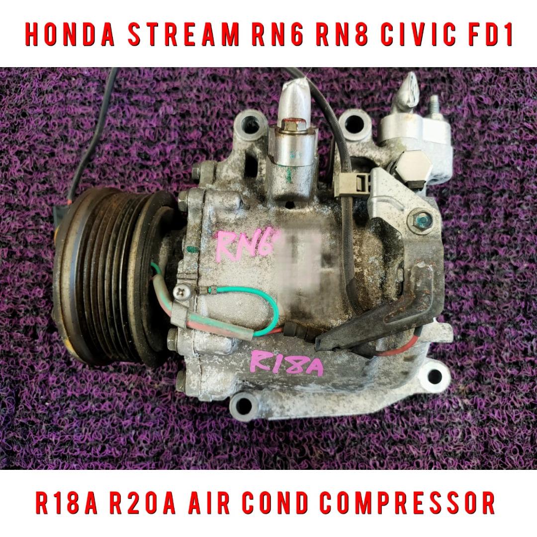 Honda R18A R20A Air Cond Compressor For Honda Stream RN6 RN8 Civic FD1