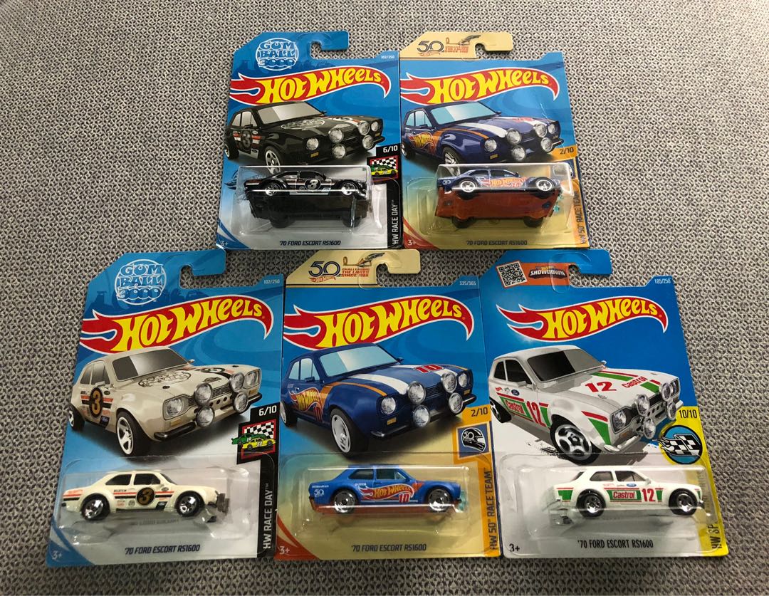 Hot Wheels Hotwheels STH Super Treasure Hunt 70 Ford Escort RS1600