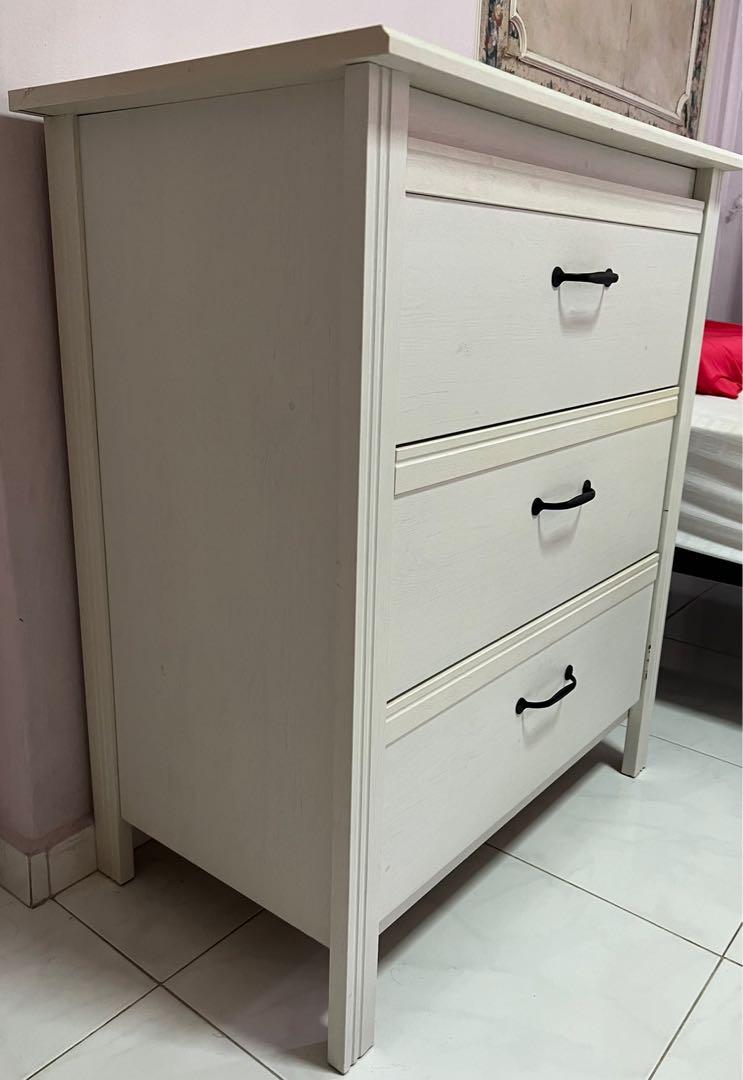 IKEA Brusali Chest of Drawers 3 for Sale, Furniture & Home Living