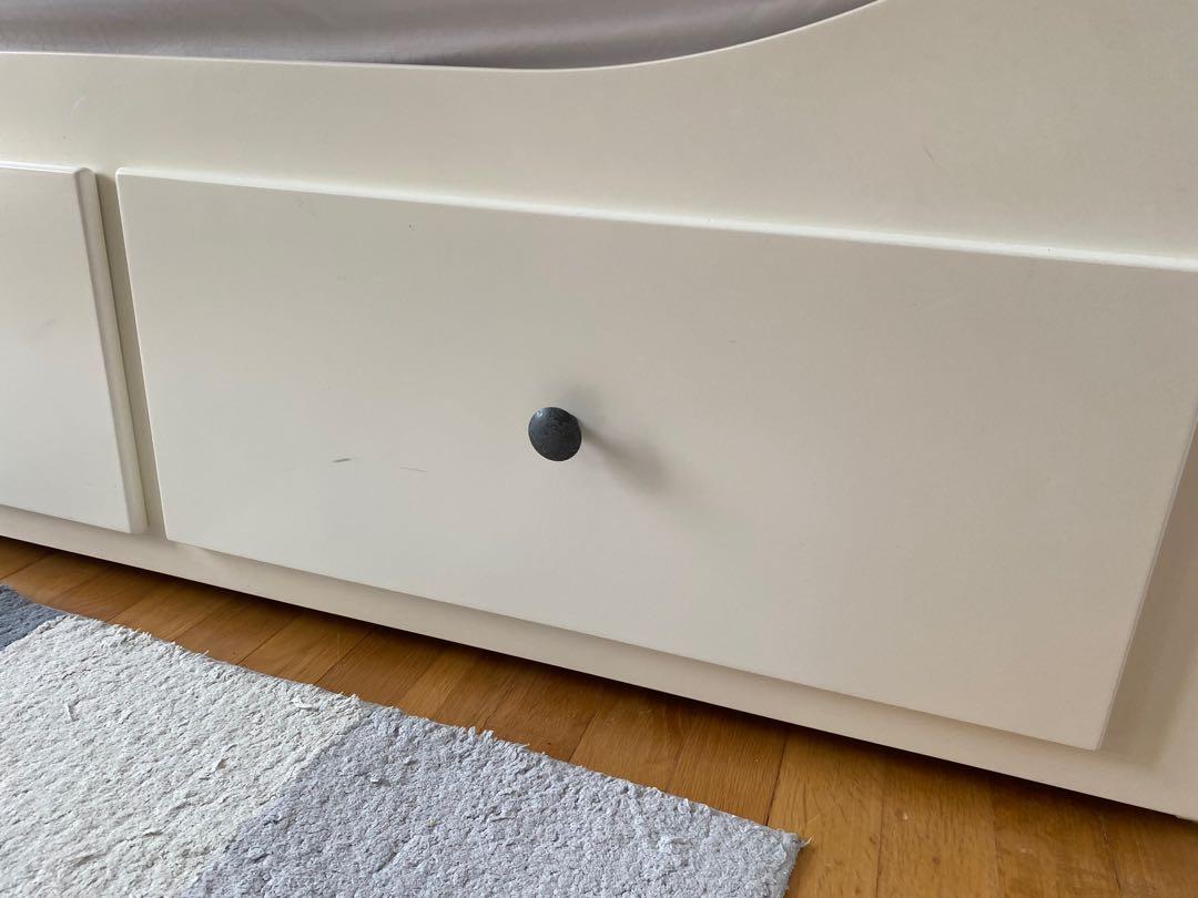 IKEA day bed with drawers, Furniture & Home Living, Furniture, Bed