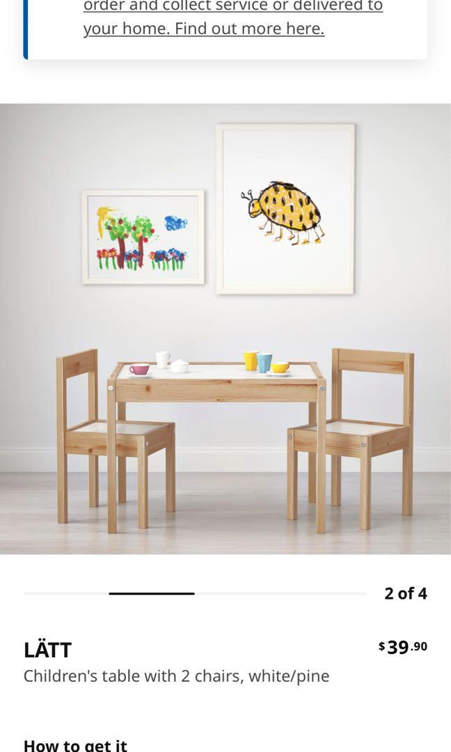 Ikea LATT Children Table, Furniture & Home Living, Furniture, Tables