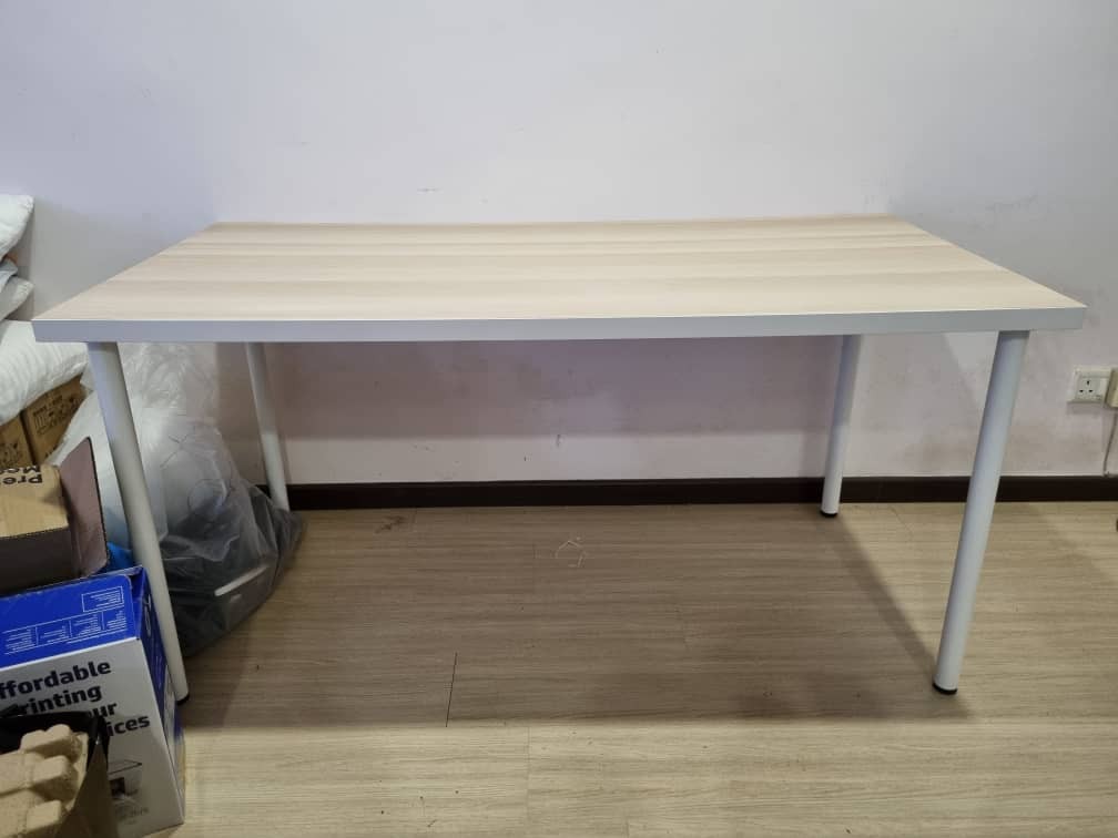 Ikea Linnmon Table, Furniture & Home Living, Furniture, Tables & Sets ...