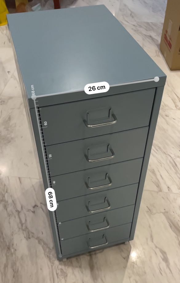 Ikea Metal Drawers, Furniture & Home Living, Furniture, Shelves