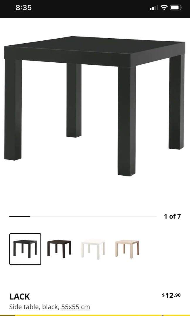 Ikea square table, Furniture & Home Living, Furniture, Tables & Sets on
