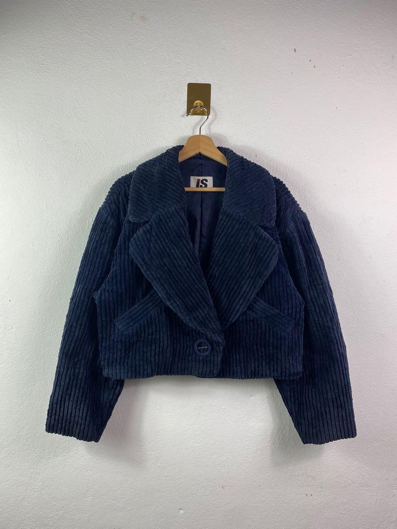 Issey Miyake Tweed Cropped Jacketファッション
