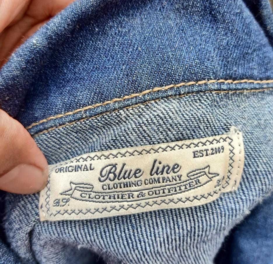 Jacket Jeans Trucker Blue Line second original jaketjeans 