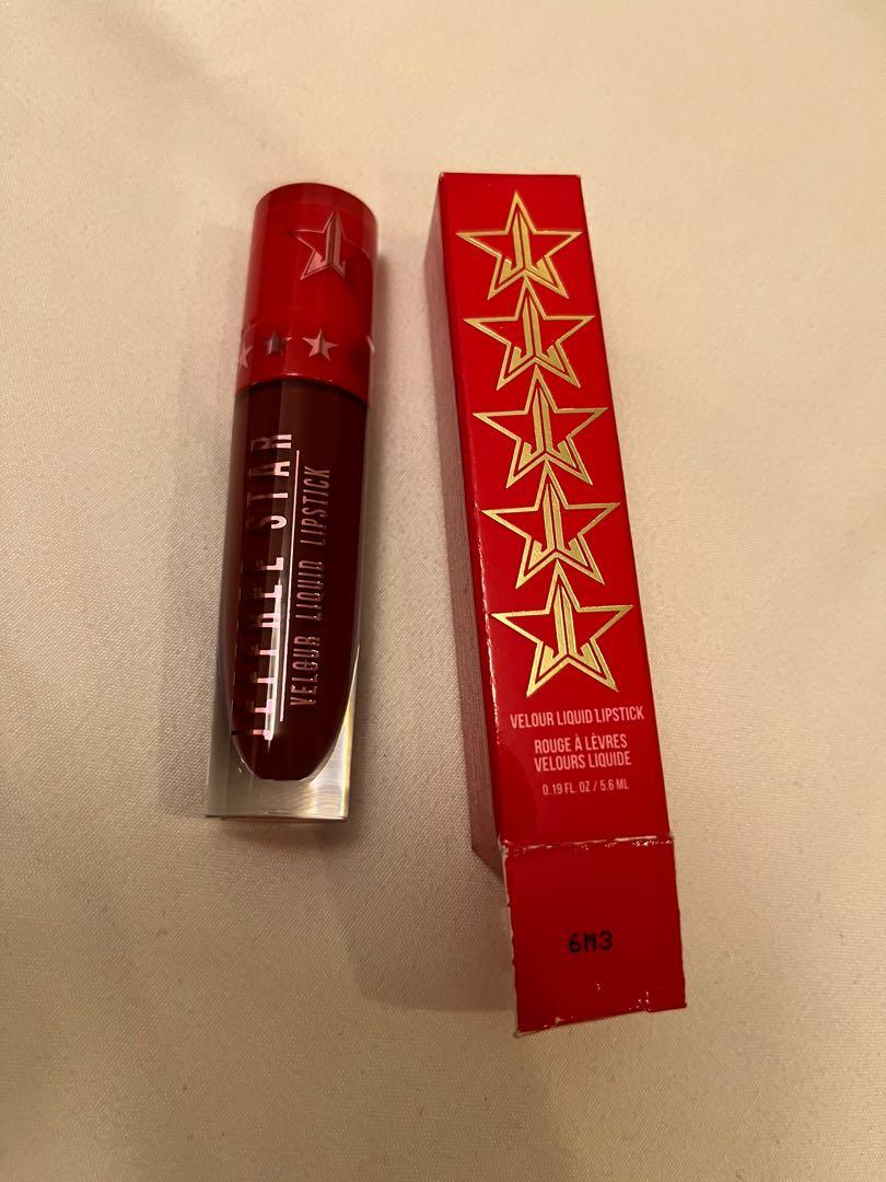 Jeffree Star (Category: Makeup) located in Makati City. Submitted by mnlbeautyboutique (Listing ID 1179005704, Image 1). Description: Brand new Guaranteed authentic Purchased pre pandemic thus selling low Shade is designer blood Opened just to check .
