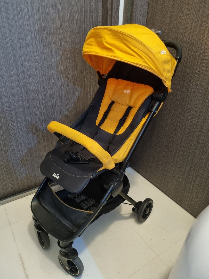 joie stroller yellow