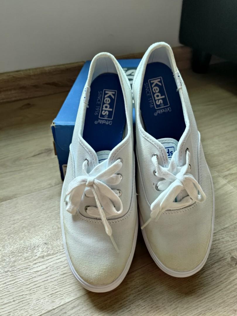 White platform clearance keds