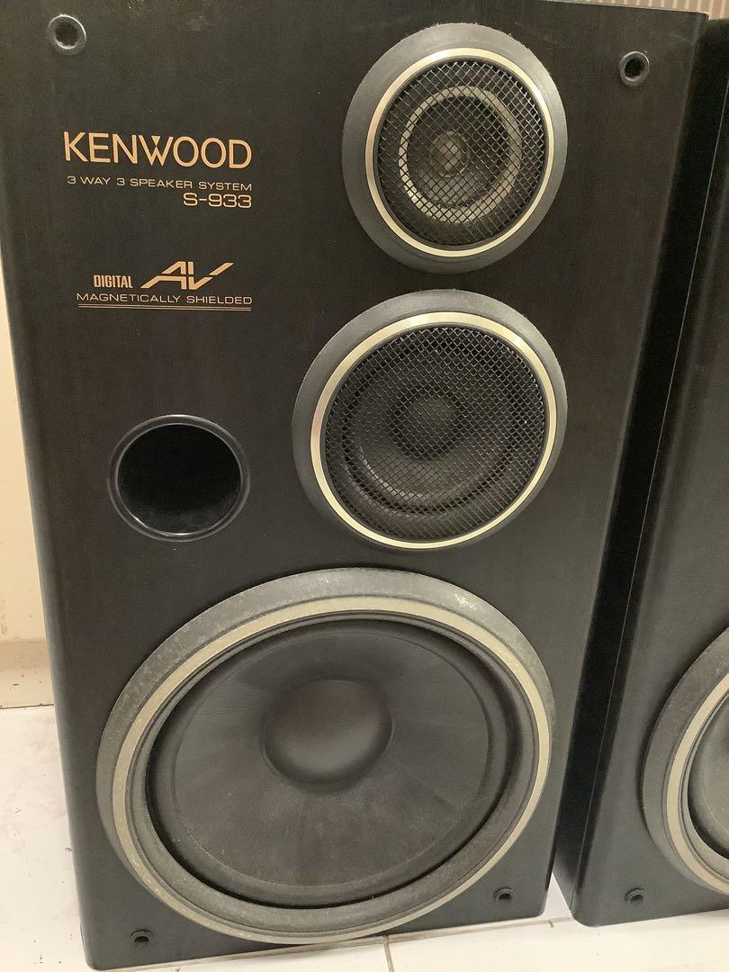 Kenwood Speaker made in Japan 懷舊喇叭 古董收藏 揚聲器 立體聲 音響 音箱 靚聲強勁 絕版喇叭 日本製造 jbl KEF onkyo 經典音樂, 音響器材