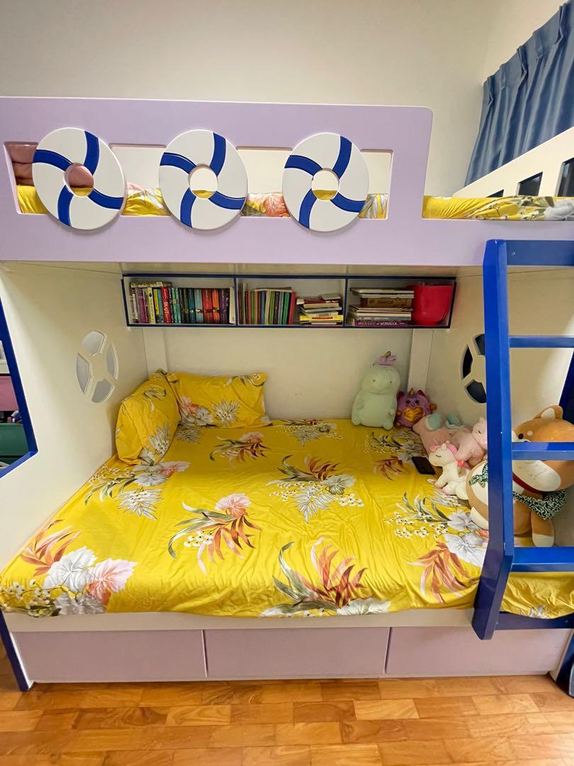 Kids Bunk Bed, Furniture & Home Living, Furniture, Bed Frames