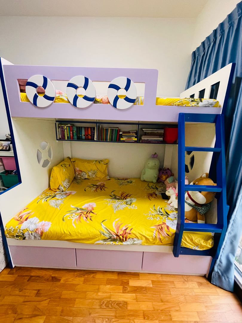 Kids Bunk Bed, Furniture & Home Living, Furniture, Bed Frames