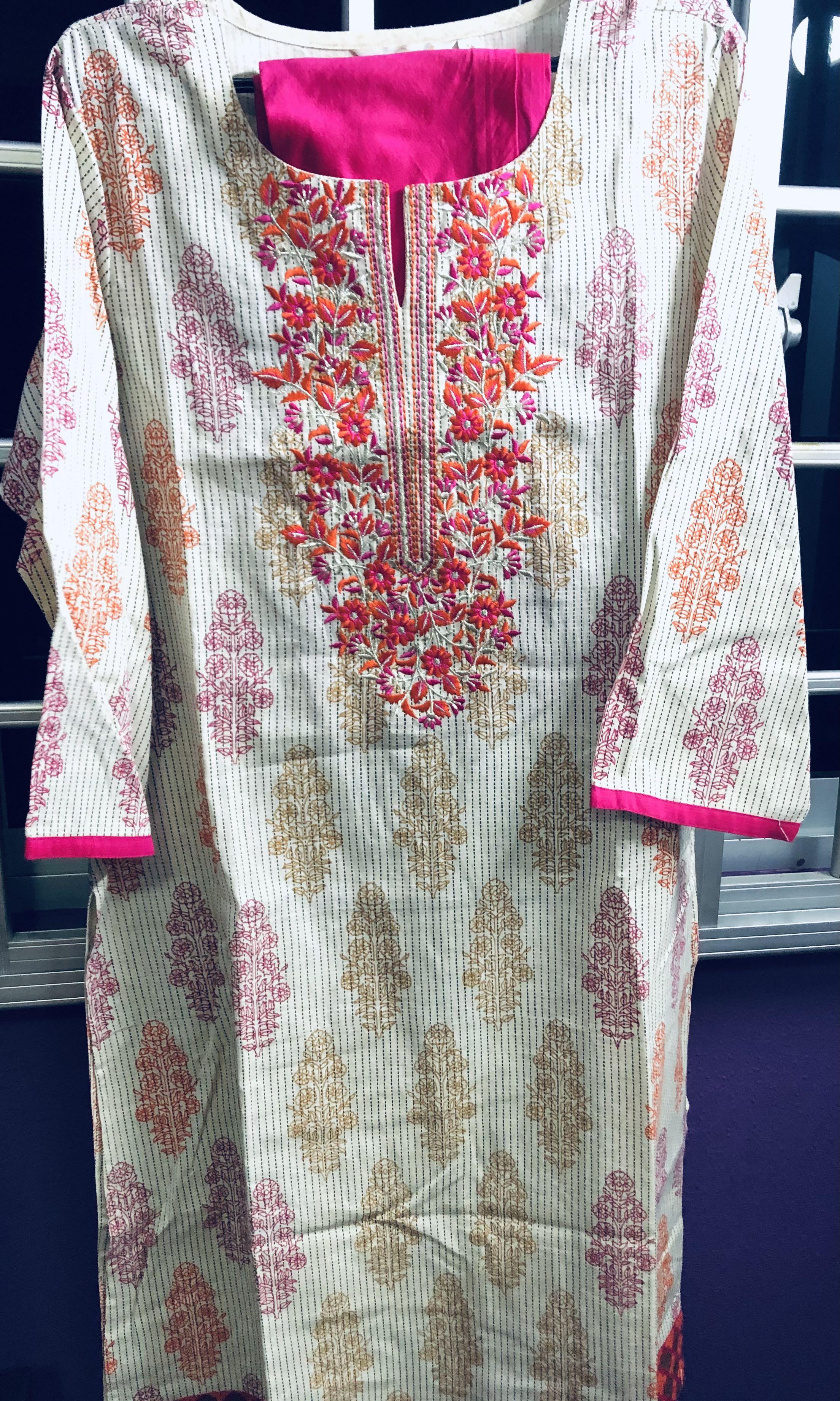 Kurthi Set / Panjabi Suit, Women's Fashion, Dresses & Sets, Traditional ...