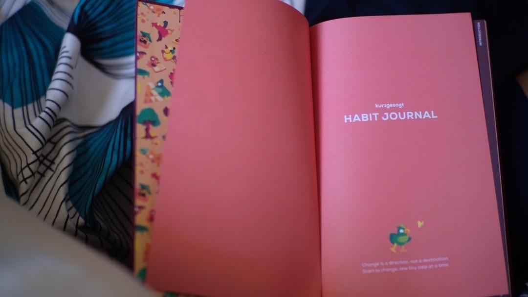Kurzgesagt Gratitude Journal & Habit Journal (limited stocks), Hobbies