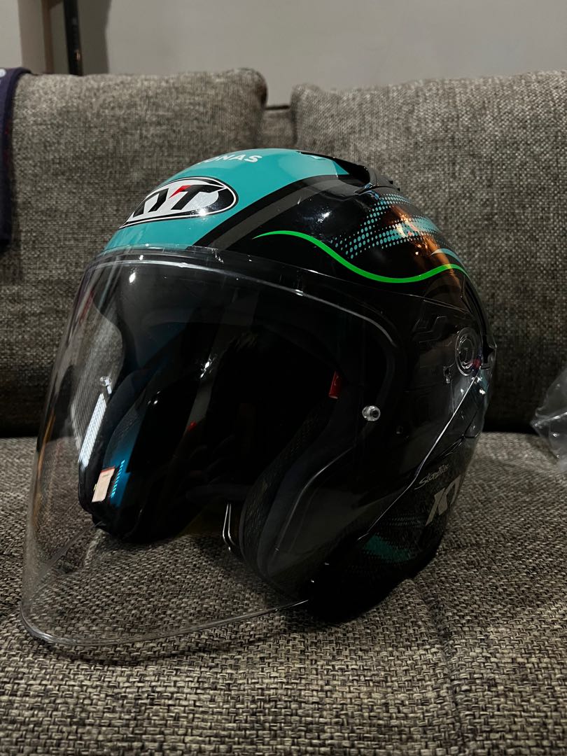 KYT Petronas 2021 helmet, Motorcycles, Motorcycle Accessories on Carousell