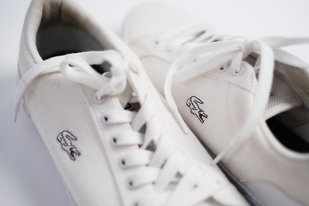 Lacoste canvas on sale shoes womens