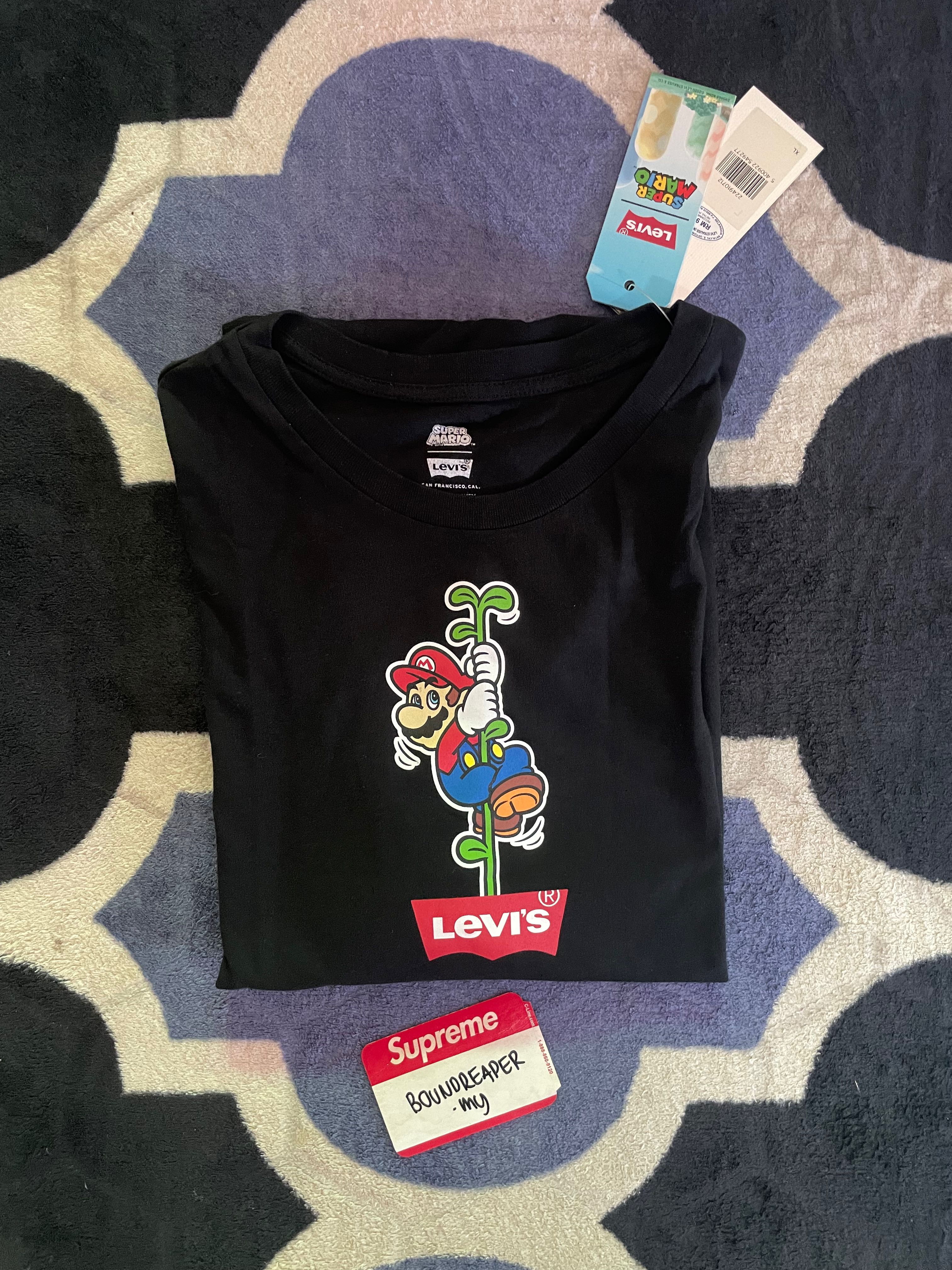 Levi s x Super Mario Graphic tee Men s Fashion Tops Sets