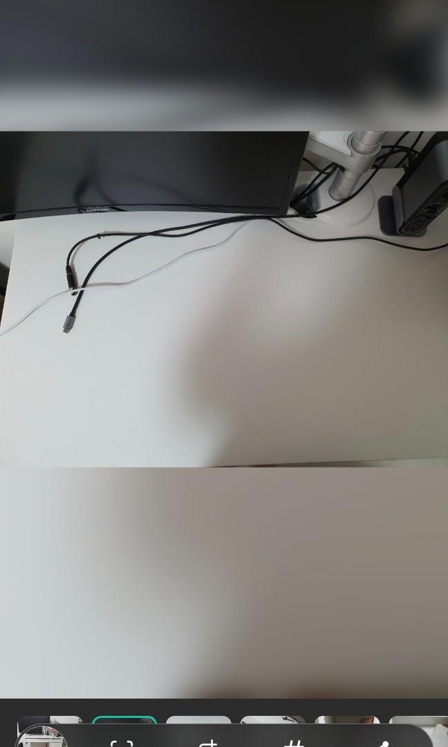 IKEA MICKE DESK WHITE with CABLE MANAGEMENT STORAGE DESK WFH STUDY