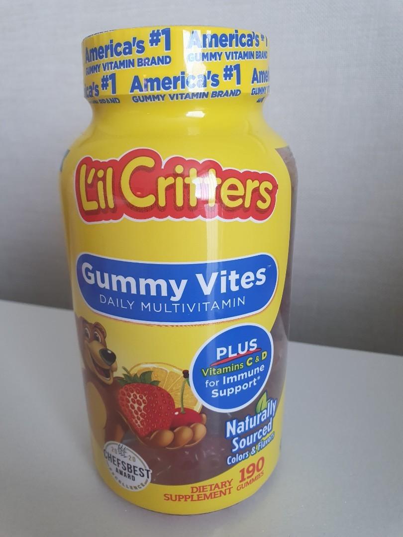 Lil Critters MultiVitamin Gummies, Health & Nutrition, Health ...