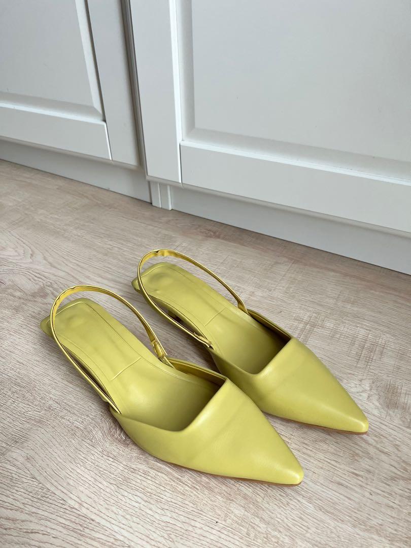 Lime green on sale heels women's shoes
