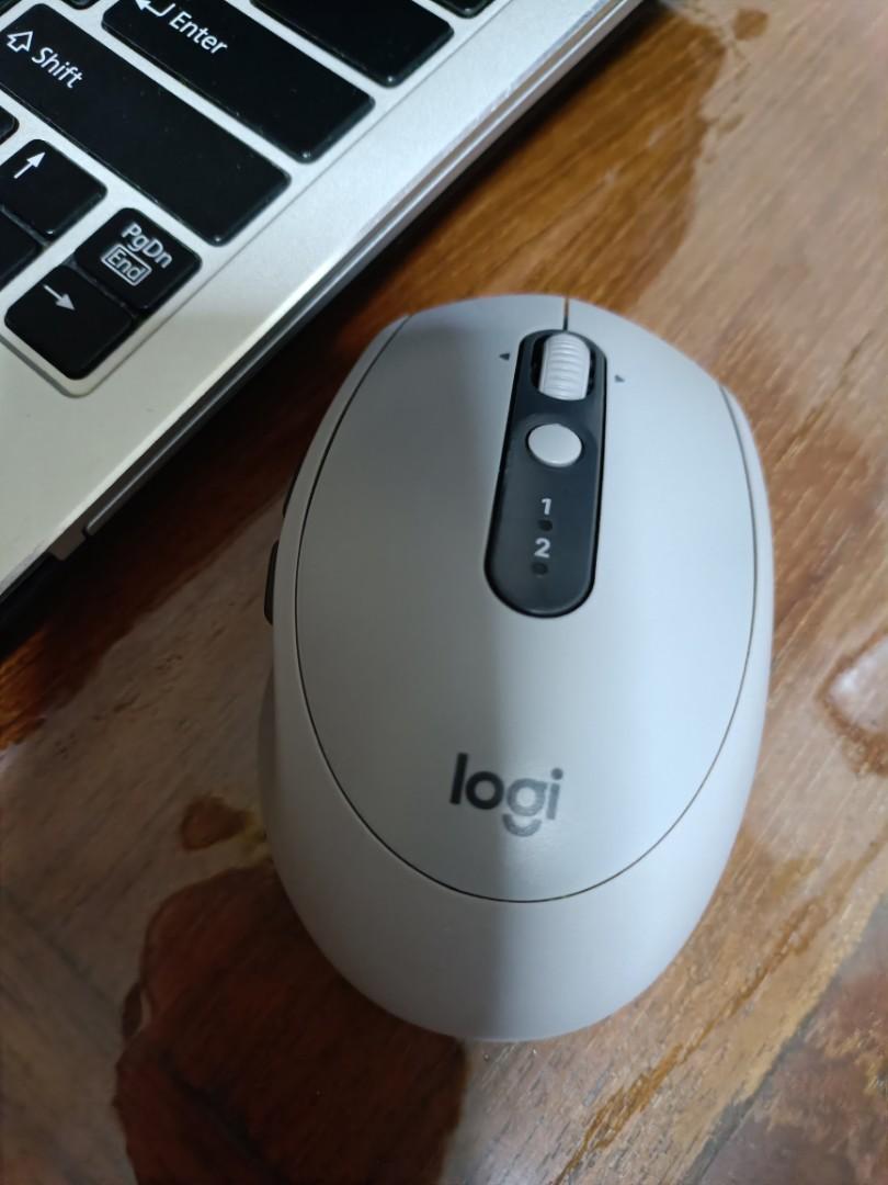 Pristine Logitech Bluetooth M590 Dual Screen Control silent Mouse ...