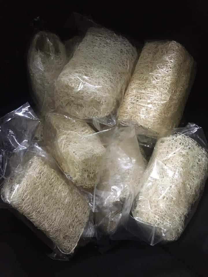 100pcs LOOFAH BODY SCRUB (Category: Bath) located in Valenzuela. Submitted by schminckestufftolove (Listing ID 1178956174, Image 1). Description: ws price 100pcs 23 each retail 35 pesos.
