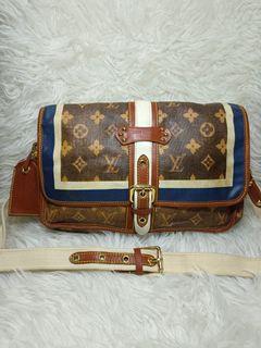 Louis Vuitton Vintage Two-Tone Vernis Rayures Limited Edition