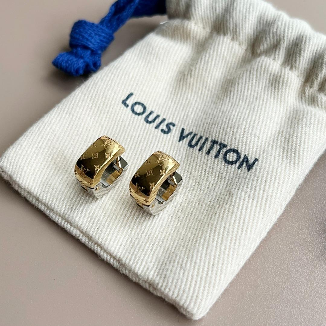 Louis Vuitton Nanogram earrings (M00397)