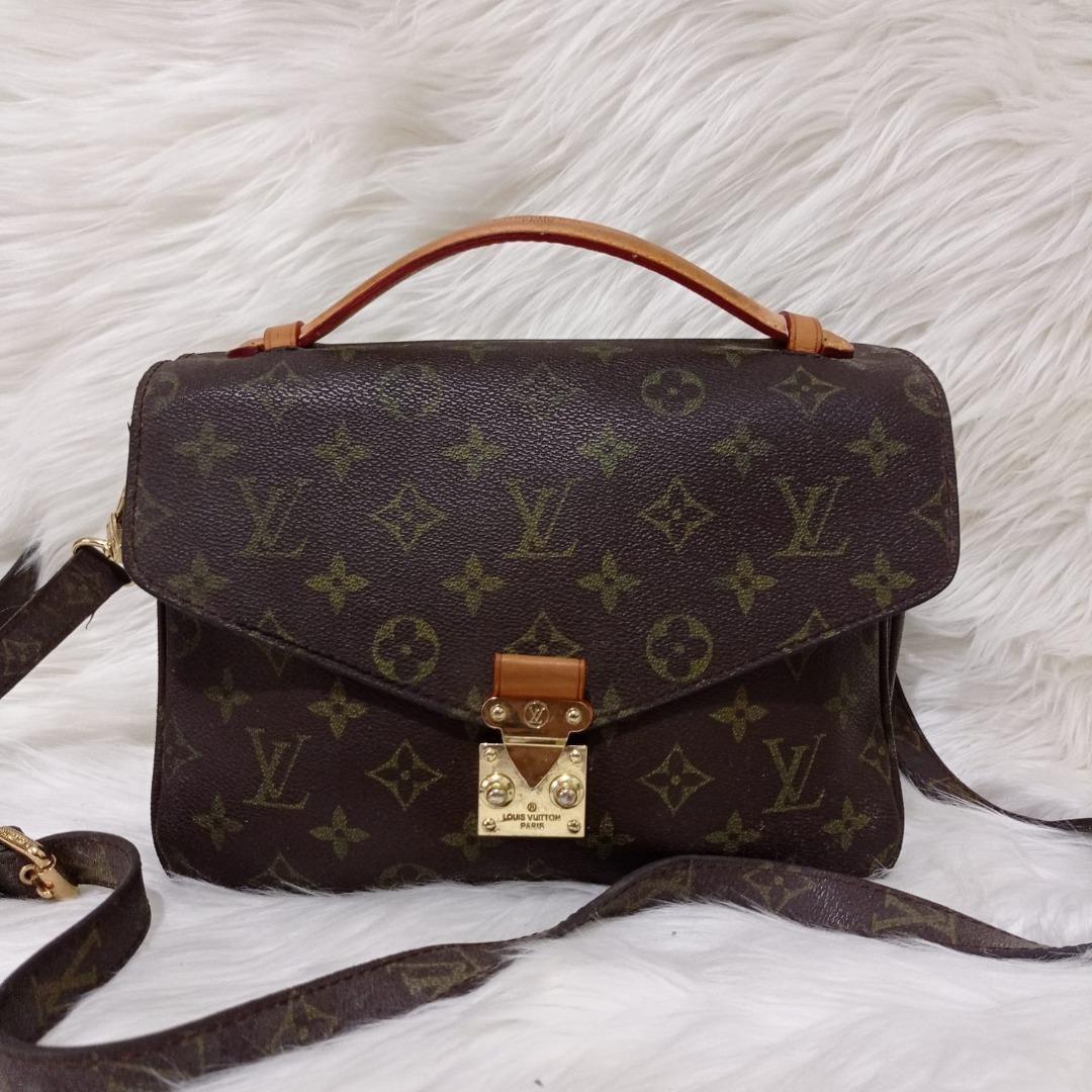 Tas Louis Vuitton hitam coklat, Barang Mewah, Tas & Dompet di Carousell