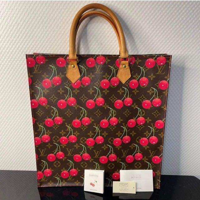 Louis Vuitton x Takashi Murakami 2005 pre-owned Limited Edition Cherry Sac  Plat Tote Bag - Farfetch